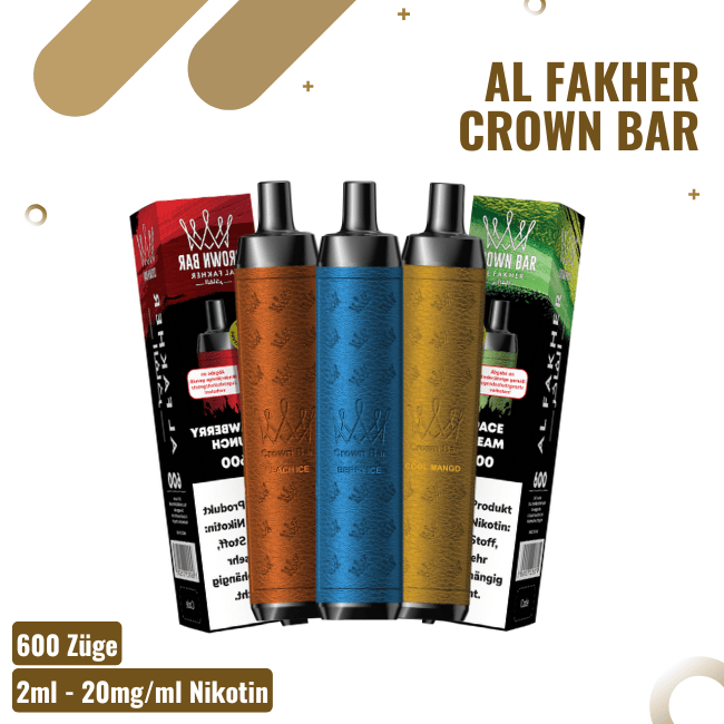 Al Fakher Crown Bar - Alle Sorten