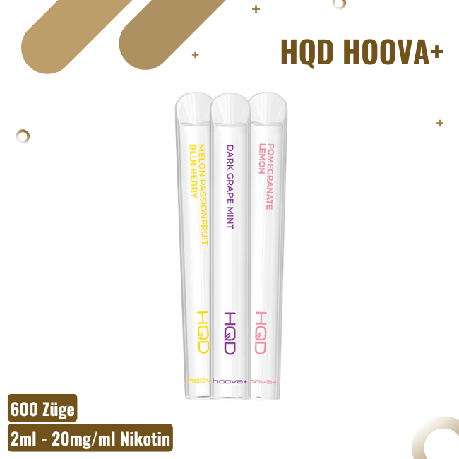 HQD Hoova Plus - Alle Sorten