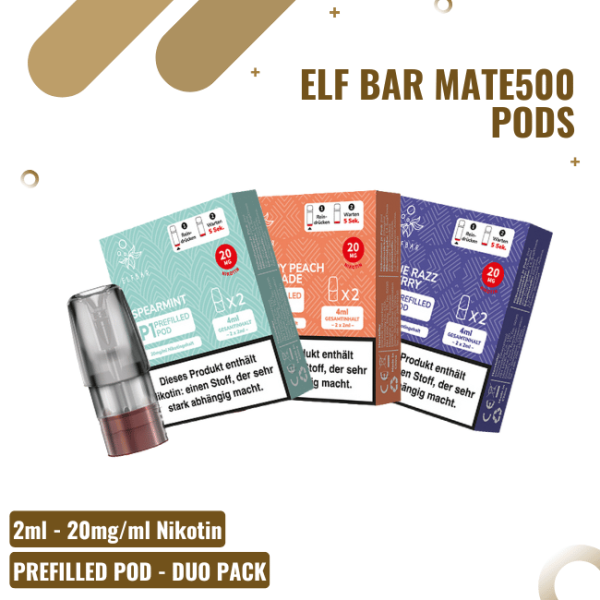 alle elfbar pods sorten 5x 2 Elfbar Elfa Pods - Alle Sorten - 20mg/ml Nikotin Original (10 Pod)