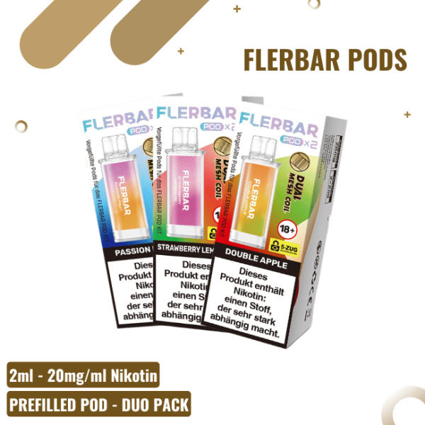 flerbar pods kaufen tankstelle Flerbar Pods im 2er Pack kaufen