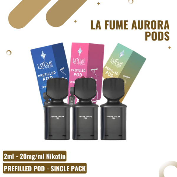 elfbar elfa master akku La Fume Aurora Prefilled Pods