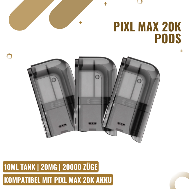 Pixl Max 20K Pod 10ml - Alle Sorten