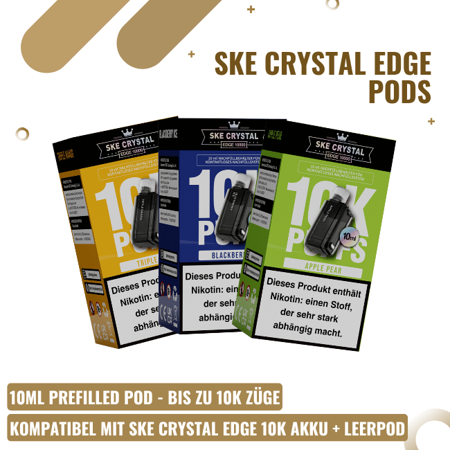 SKE Crystal Edge 10k Pod - Alle Sorten