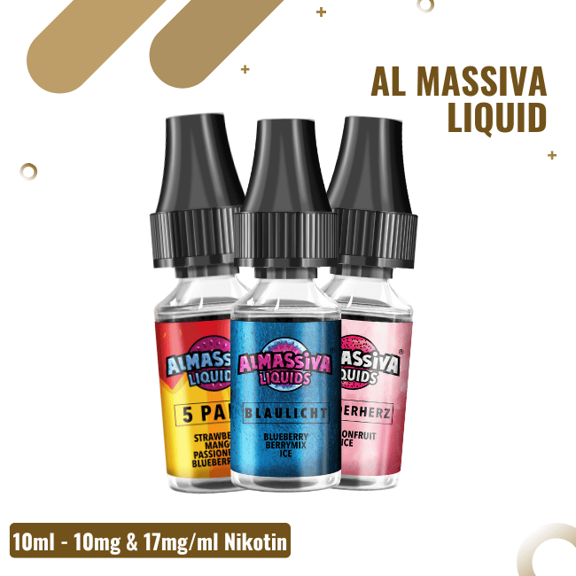 Al Massiva Liquid 10ml - Alle Sorten