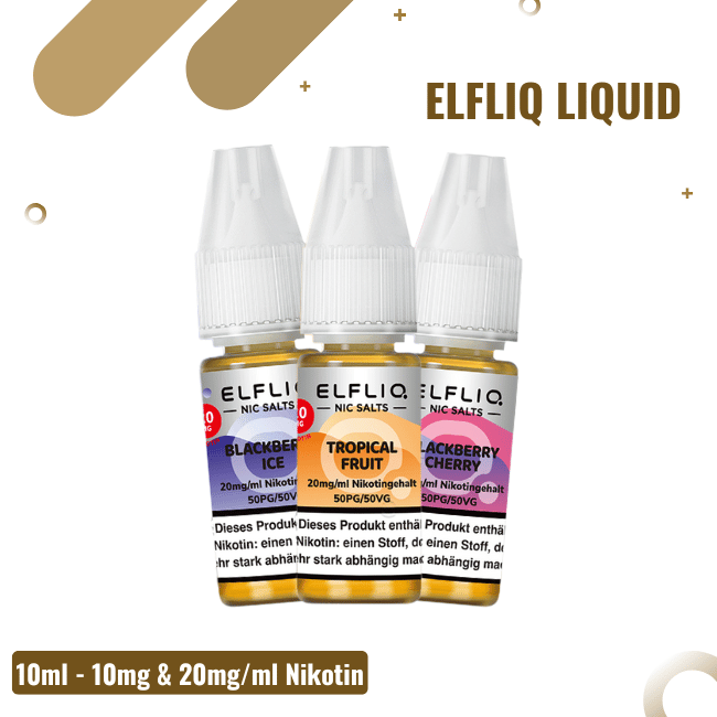 Elf Bar Elfliq Liquid 10ml - Alle Sorten