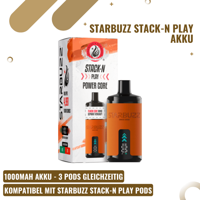 Starbuzz Stack-N Play Akku - Orange