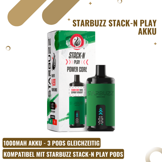 Starbuzz Stack-N Play Akku - Grün