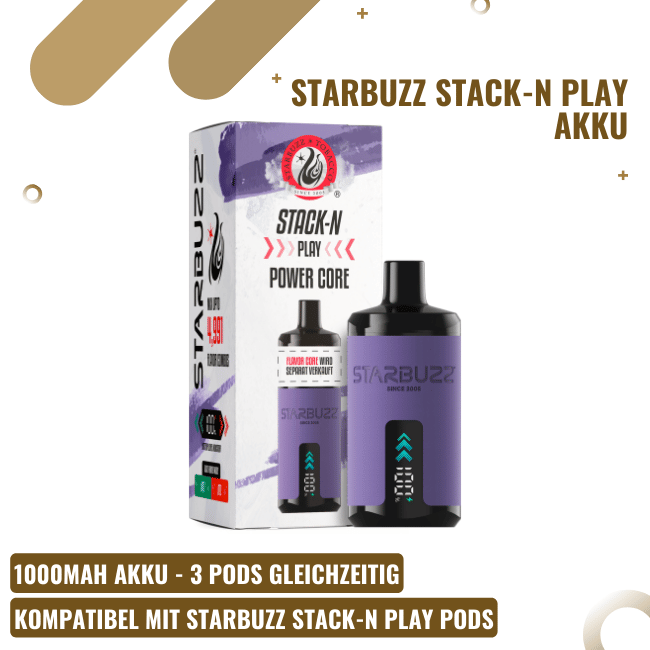 Starbuzz Stack-N Play Akku - Lila