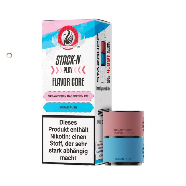 Starbuzz Stack-N Play Pod - Strawberry Raspberry Ice + Sugar Rush
