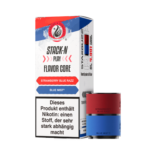 Starbuzz Stack-N Play Pod - Strawberry Blue Razz + Blue Mist