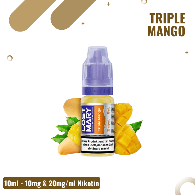 Lost Mary Liquid 10ml - Triple Mango - 10mg/ml Nikotin