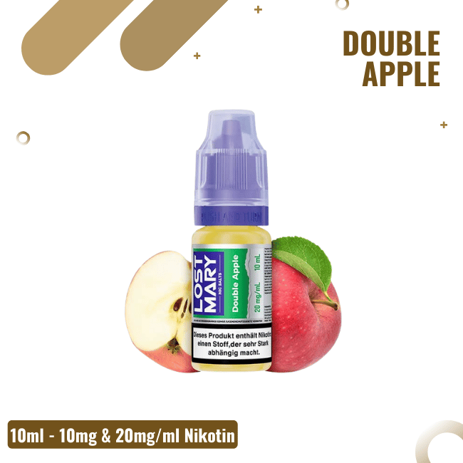 Lost Mary Liquid 10ml - Double Apple - 20mg/ml Nikotin