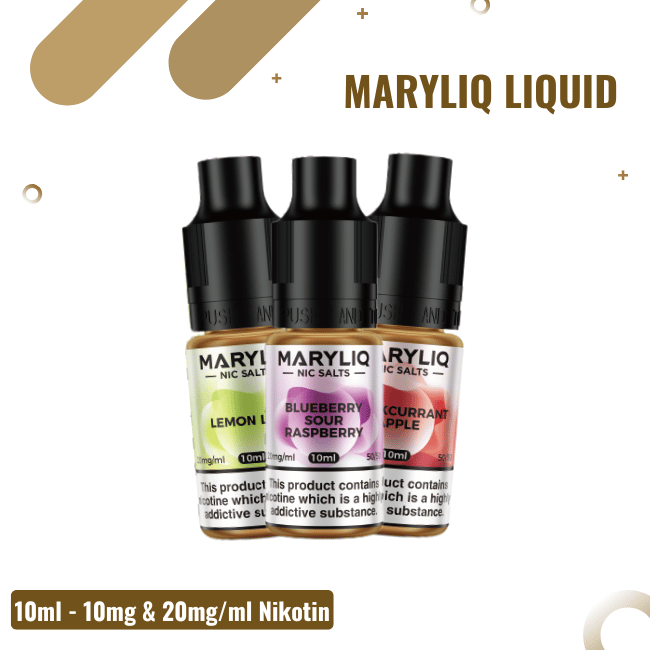 Maryliq Liquid 10ml - Alle Sorten