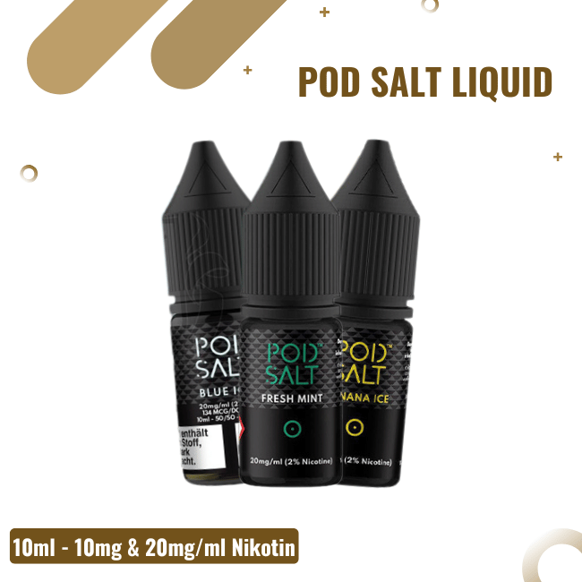 POD Salt Liquid 10ml - Alle Sorten