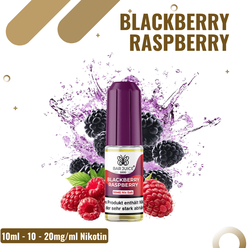 Bar Juice 5000 Nicsalt 10ml - Blackberry Raspberry - 20mg Nikotin