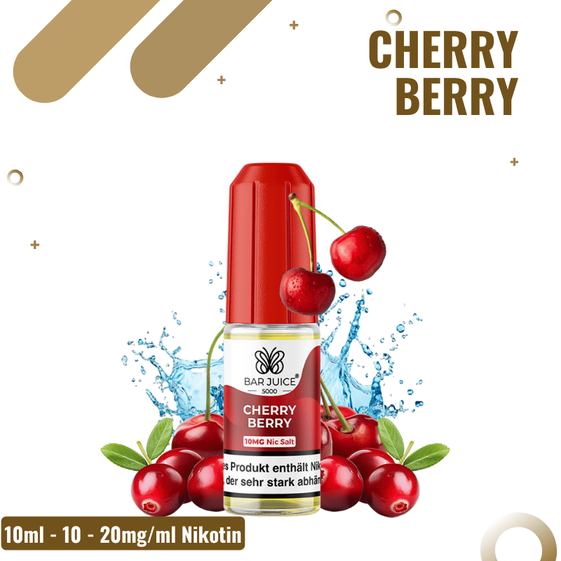 Bar Juice 5000 Nicsalt 10ml - Cherry Berry - 20mg Nikotin