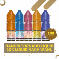 RandM Tornado Liquid Bundle - 10x Liquid 20mg Nikotin