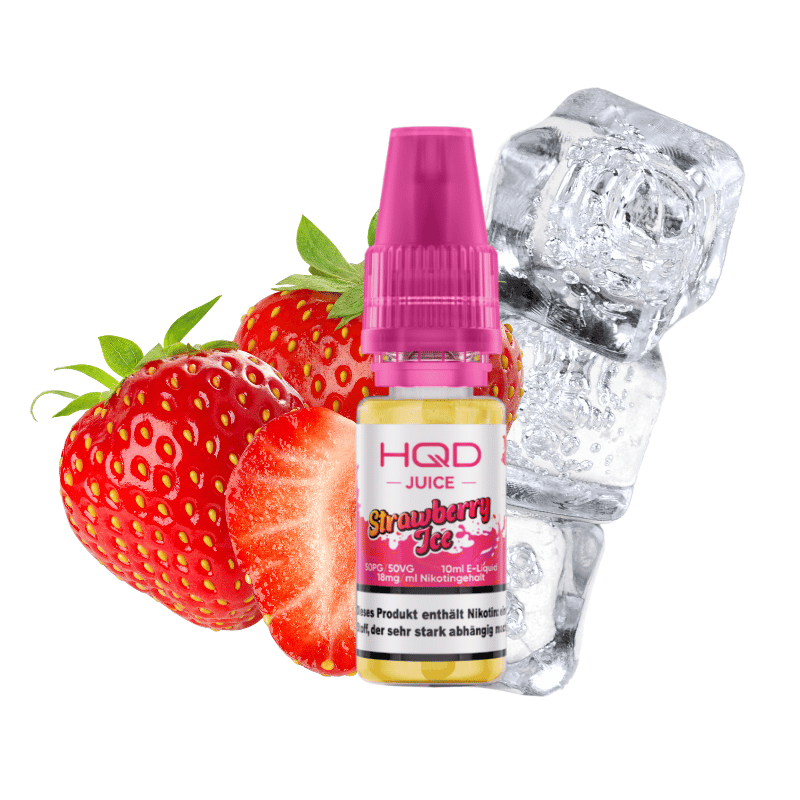 HQD Juice - Strawberry Ice - 18mg/ml Nikotin - Liquid