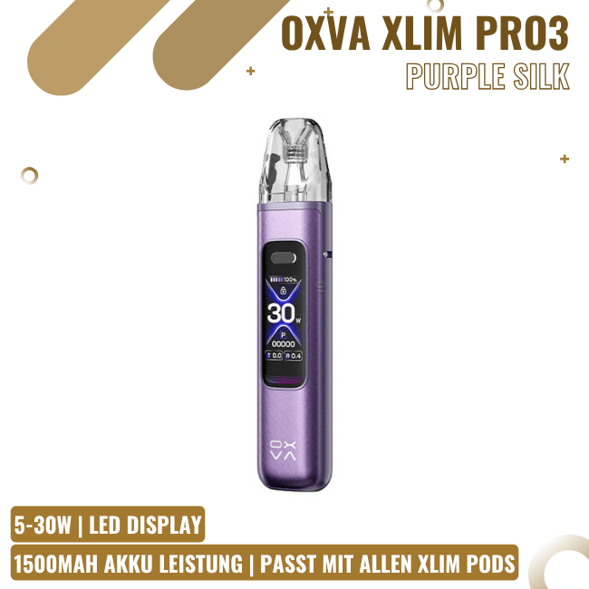OXVA Xlim Pro 3 - Pod Kit - Purple Silk