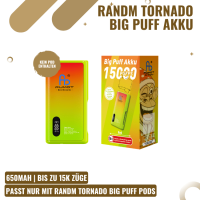 RandM Tornado Big Puff Akku - Rot