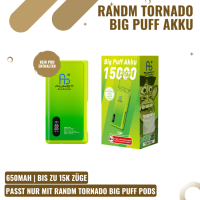 RandM Tornado Big Puff Akku - Cyan