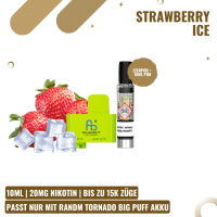 RandM Tornado Big Puff Pod 10ml - Strawberry Ice