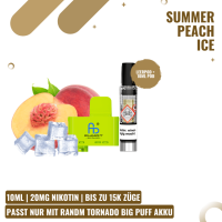 RandM Tornado Big Puff Pod 10ml - Summer Peach Ice