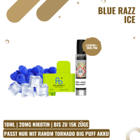 RandM Tornado Big Puff Pod 10ml - Blue Razz Ice