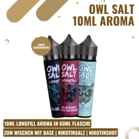 Owl Salt Longfill 10ml - Alle Sorten