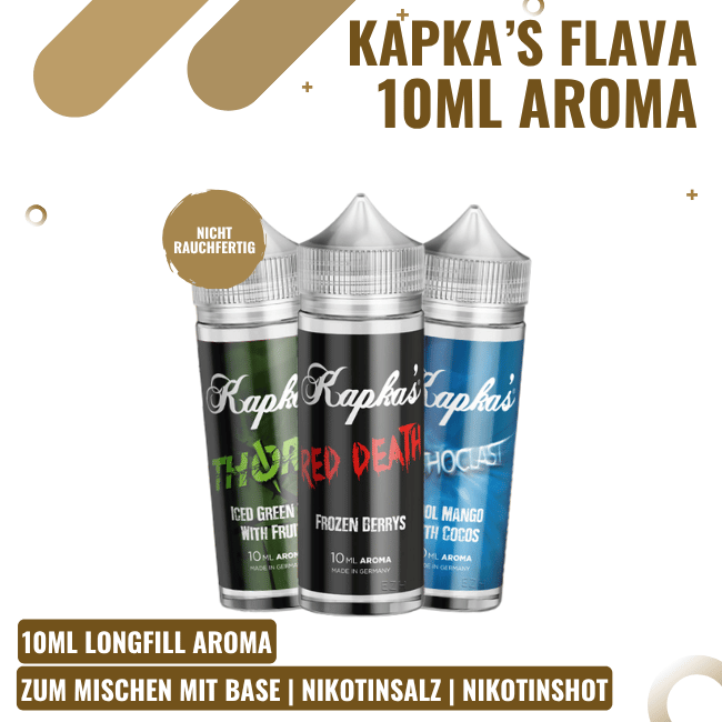 Kapkas Flava Aroma 10ml - Alle Sorten