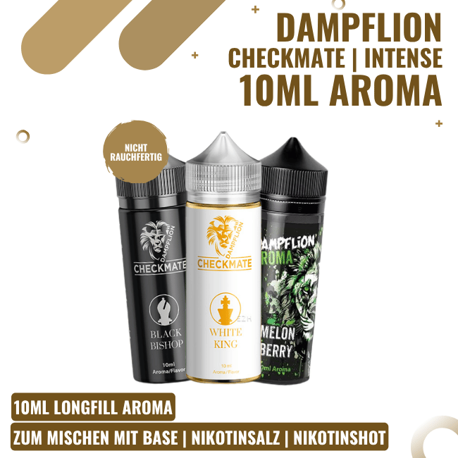 Dampflion Aroma 10ml - Alle Sorten