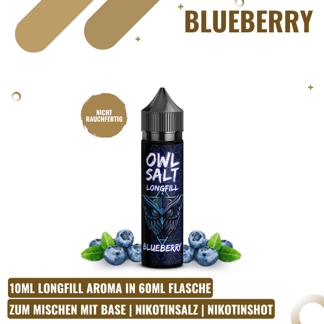 Owl Salt Longfill 10ml - Blueberry