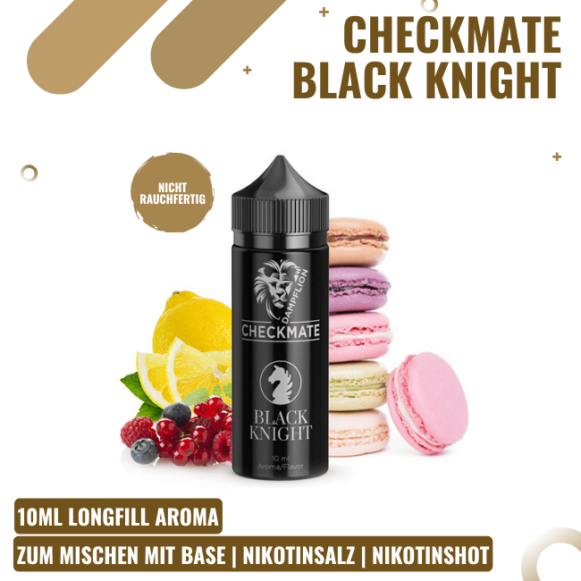 Dampflion Aroma 10ml - CHECKMATE Black Knight