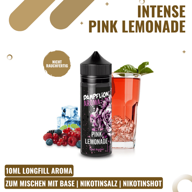 Dampflion Aroma 10ml - INTENSE Pink Lemonade