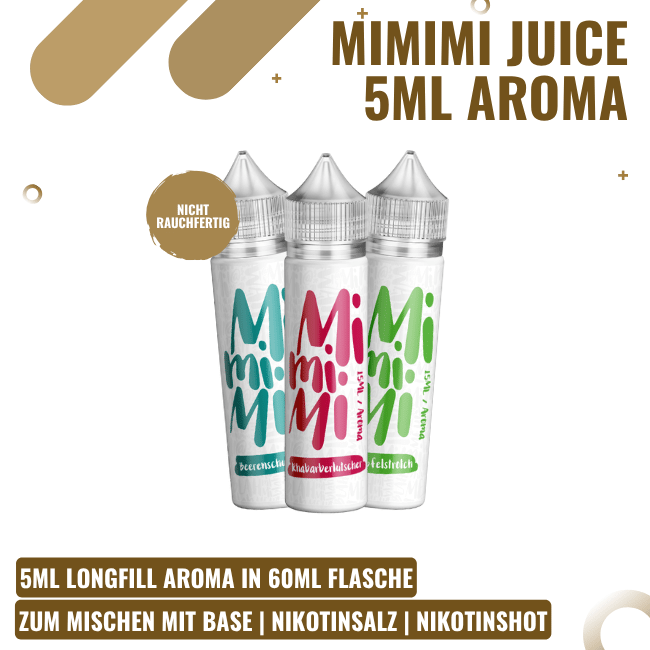MiMiMi Juice Longfill Aroma 5ml - Alle Sorten