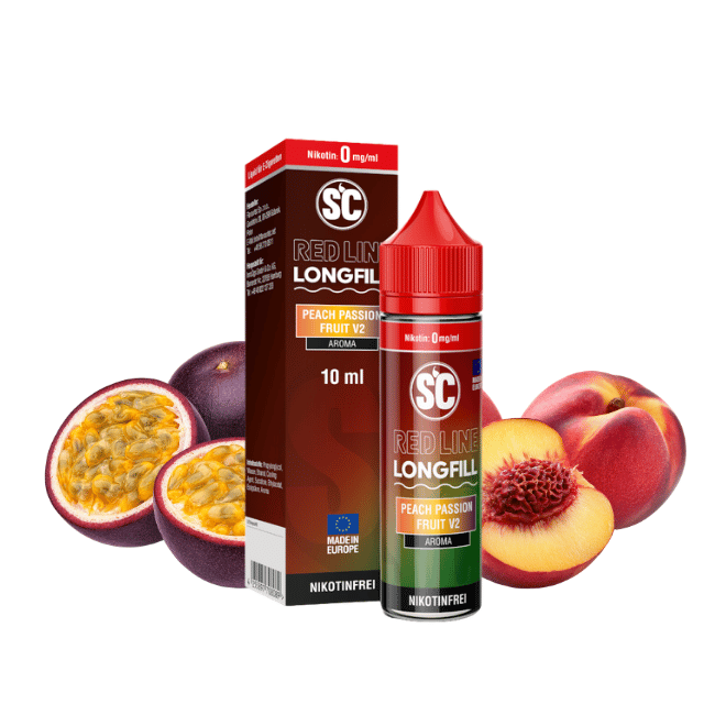 SC Red Line Longfill Aroma 10ml - Peach Passion Fruit