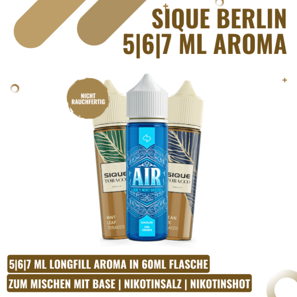 Sique Berlin Longfill Aroma  Alle Sorten, 12,49