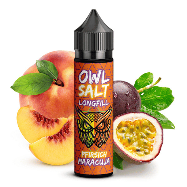 Owl Salt Longfill 10ml - Pfirsich Maracuja