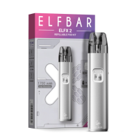 Elf Bar ELFX 2 - Refillable Kit - Titanium Silver