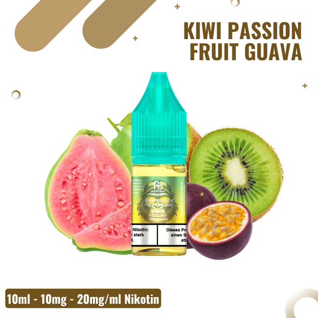 RandM Tornado Nicsalt Liquid 10ml - Kiwi Passion Fruit Guava - 20mg Nikotin