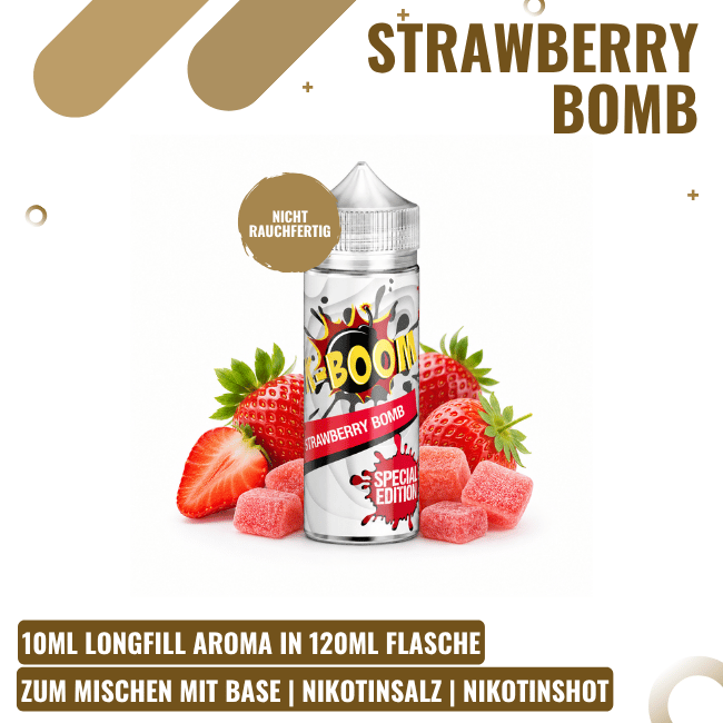 K-Boom Aroma 10ml - Strawberry Bomb