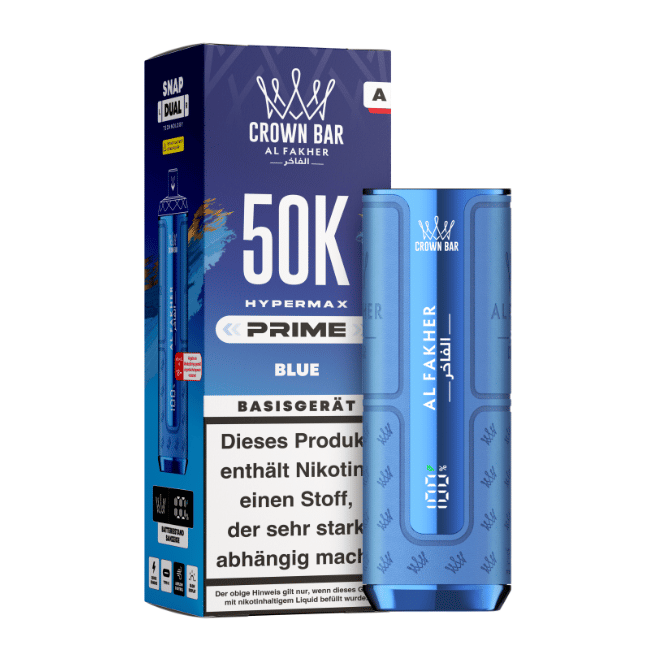 Al Fakher 50K HYPERMAX Prime Akku - Blau