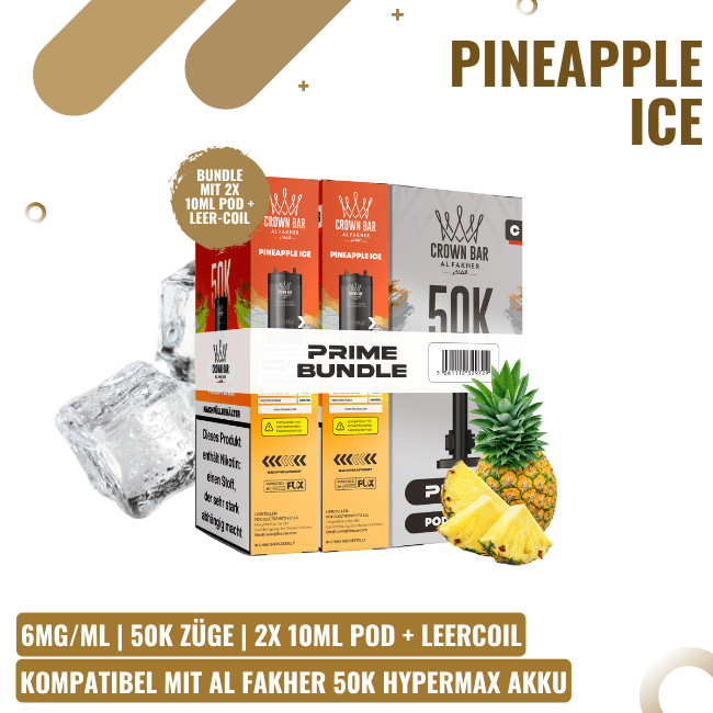 Al Fakher 50K HYPERMAX Prime Pod - Pineapple Ice