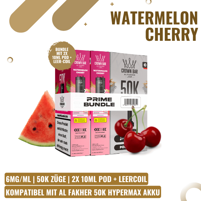 Al Fakher 50K HYPERMAX Prime Pod - Watermelon Cherry