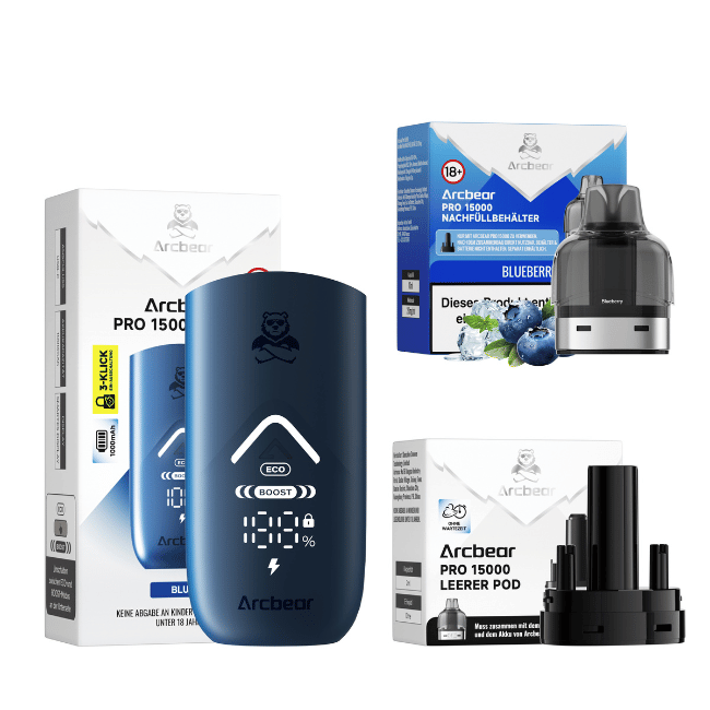 Arcbear Pro 15000 Starterkit - Blueberry