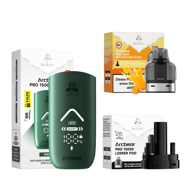 Arcbear Pro 15000 Starterkit - Citrus Tonic