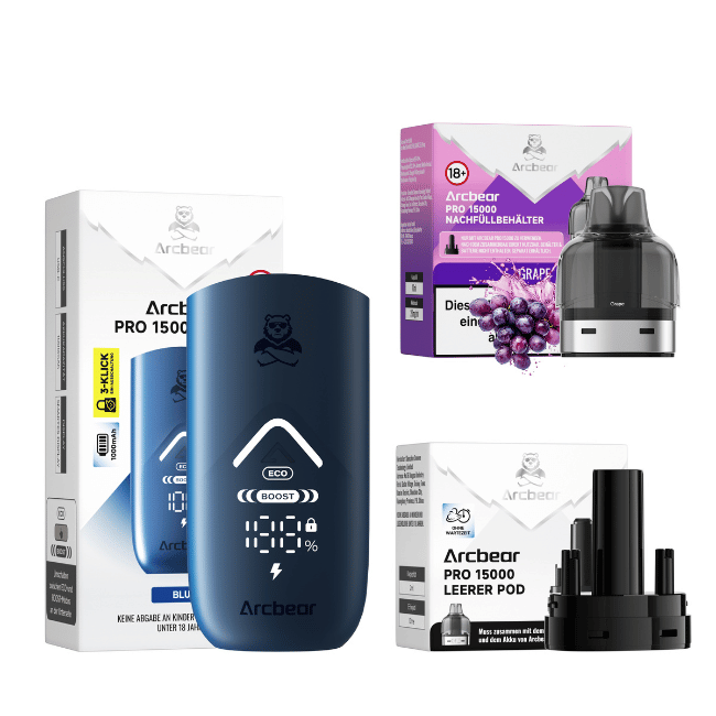 Arcbear Pro 15000 Starterkit - Grape