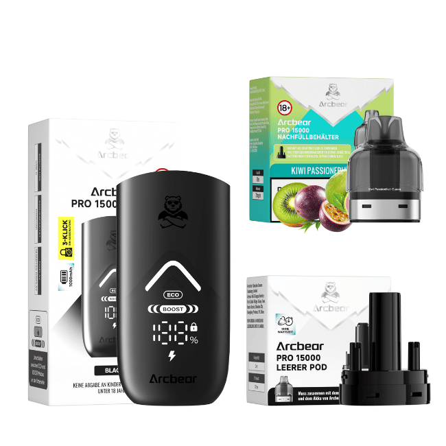Arcbear Pro 15000 Starterkit - Kiwi Passionfruit Guava