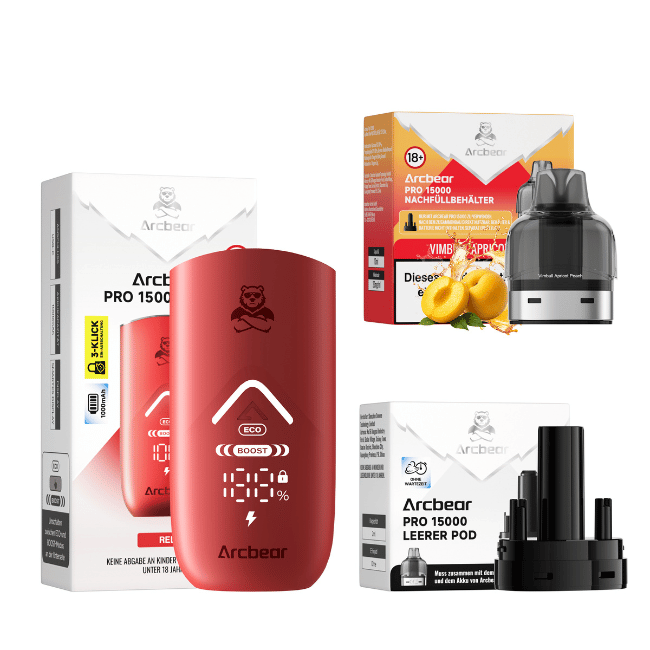 Arcbear Pro 15000 Starterkit - Vimbull Apricot Peach