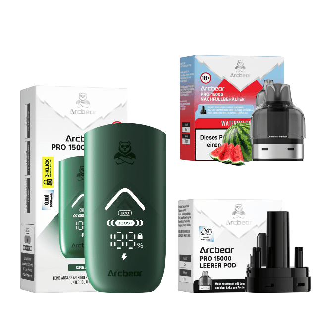 Arcbear Pro 15000 Starterkit - Watermelon Ice